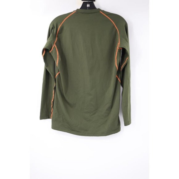 Tesla Shirt Men’s S/M Long Sleeve Compression Crew‎ Neck Training Green - Picture 6 of 12